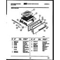 White-Westinghouse GF750ND1 burner, manifold and gas control diagram