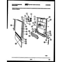 White-Westinghouse GF201KXW2 backguard and cooktop parts diagram