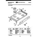 White-Westinghouse GF950NW1 cooktop parts diagram