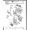 White-Westinghouse GF950NW1 burner, manifold and gas control diagram