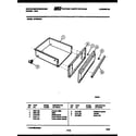 White-Westinghouse GF950NW1 drawer parts diagram