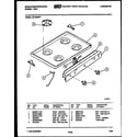 White-Westinghouse GF720ND1 cooktop parts diagram