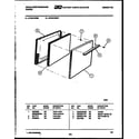 White-Westinghouse KF201HDW7 door parts diagram