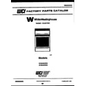 White-Westinghouse KF204KDW4 cover diagram