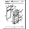 White-Westinghouse RT181MLW0 door parts diagram