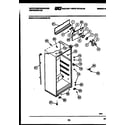 White-Westinghouse RT151MLW0 cabinet parts diagram