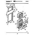 White-Westinghouse RT217MCD4 door parts diagram