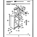White-Westinghouse RT217MCD4 cabinet parts diagram