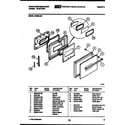 White-Westinghouse KB883LM1 door parts diagram