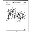 White-Westinghouse KF420GDH6 door parts diagram