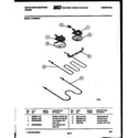 White-Westinghouse KF480NW2 broiler parts diagram