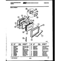 White-Westinghouse KF480NW2 door parts diagram