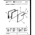 White-Westinghouse KF211KDD3 door parts diagram