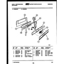 White-Westinghouse GF860NW2 backguard diagram