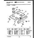White-Westinghouse GF860NW2 cooktop parts diagram
