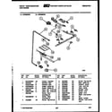 White-Westinghouse GF860NW2 burner, manifold and gas control diagram