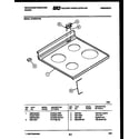 White-Westinghouse KF590HDW6 cooktop parts diagram