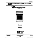 White-Westinghouse GF600HXD4 cover page diagram
