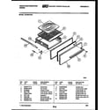 White-Westinghouse GF300HXW5 broiler drawer parts diagram