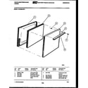 White-Westinghouse GF300KXW2 door parts diagram