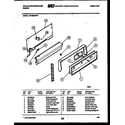 White-Westinghouse GF780KXD4 backguard diagram