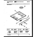 White-Westinghouse GF780KXD4 cooktop parts diagram