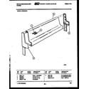 White-Westinghouse GF300ND2 backguard diagram