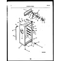 White-Westinghouse RT163NLWE cabinet parts diagram