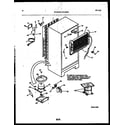 White-Westinghouse RT163NLWE system and automatic defrost parts diagram