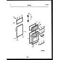 White-Westinghouse RT153MLW1 door parts diagram