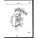 White-Westinghouse RT153MLW1 cabinet parts diagram