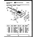 White-Westinghouse GF720ND4 broiler drawer parts diagram