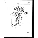 White-Westinghouse RT143NLDC cabinet parts diagram