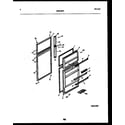 White-Westinghouse ATG185NLD0 door parts diagram