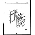 White-Westinghouse ATG180VNCD0 door parts diagram