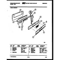 White-Westinghouse GF830NW3 backguard diagram