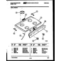 White-Westinghouse GF620ND3 cooktop parts diagram
