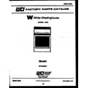 White-Westinghouse GF720NW5 cover page diagram