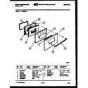 White-Westinghouse GF720NW5 door parts diagram