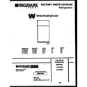 White-Westinghouse ATG130NLD1 cover page diagram