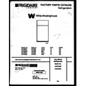 White-Westinghouse ATG175NCW0 cover page diagram