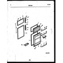 White-Westinghouse ATG175NCW0 door parts diagram