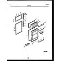 White-Westinghouse ATG170VNLW1 door parts diagram
