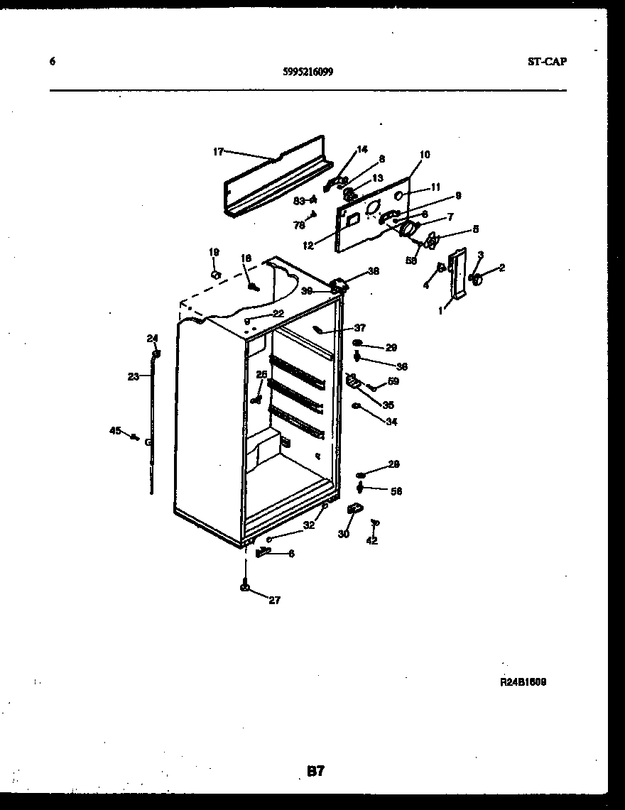 White-Westinghouse ATG170VNLW1 cabinet parts diagram
