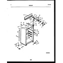 White-Westinghouse RT193MCW2 cabinet parts diagram
