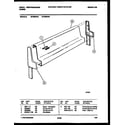 White-Westinghouse GF300NW5 backguard diagram