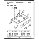White-Westinghouse GF300NW5 cooktop parts diagram