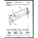 White-Westinghouse GF620NW4 backguard diagram
