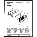 White-Westinghouse GF830ND4 door parts diagram