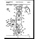 White-Westinghouse LA500MXW2 tub detail diagram